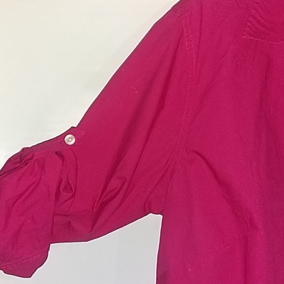 DKNY Women's Cotton Button Shirt - Picture 2 of 5